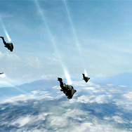 ウィングスーツどころか、ジェットパックを背負って遥か上空から降下することも
