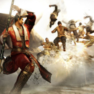 先端に9つの歯を持つ、クワのような形状の長柄武器