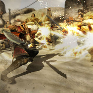 力強い斬撃と鉄の環から発生させる大きな音による攻撃が可能