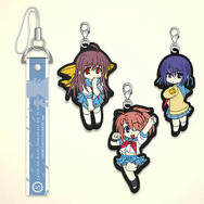 向日葵の少女ヒロインズラバーストラップ