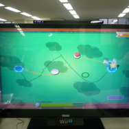 ちゃんとフルーツを取らないとゴールのドアにMiiが激突して悲惨なことに・・・