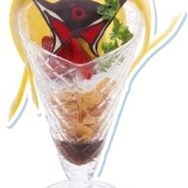 「ドロンジョ様のセクシー網タイツパフェ」