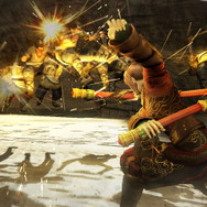 短く持った素早い通常攻撃と、大きく伸ばした広範囲チャージ攻撃