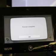 一瞬でフォーマットは終わりました