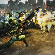 刃を束ねた高威力の突き攻撃と刃を伸ばしての遠距離攻撃の使い分けが可能