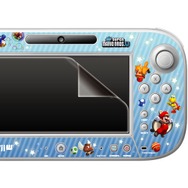 New スーパーマリオブラザーズU デコレーションシールセット for Wii U GamePad ライトブルー