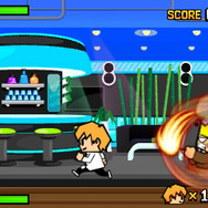 ボスキャラとの戦い。