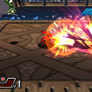 ラグナのぶっぱなしドライブ。周囲にいる敵を大きくふっとばします。