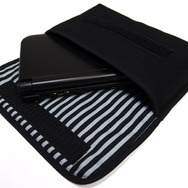 ストライプやドット柄のプリントファブリックを採用、3DS LL用布製ケース12月18日発売