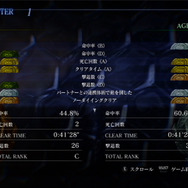 チャプタークリア後のリザルト画面は他キャラクターと変わらない。なお、エージェント固有のメダルは存在しない