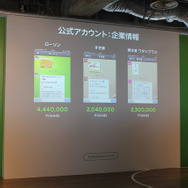 「ローソン」など公式アカウントも多数