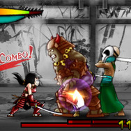 簡単操作で斬撃&コンボ。