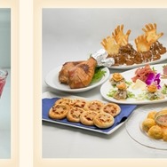 Bコースではルイーダの酒場で豪華なメニューを楽しめます