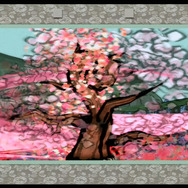 美しい桜の花びらが、闇を払います