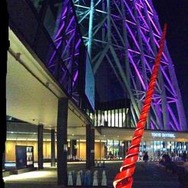 会場にはロンギヌスの槍も