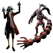 ヴィクター（左：変身前　右：変身後）