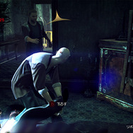 暗殺した敵を隠そうとした時に別の敵に見つかったシーン。隠さないといけない死体が増えてしまった・・・。