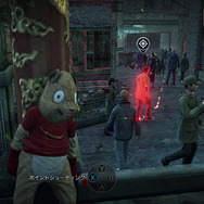 いろんな変装が出来てこそ伝説の暗殺者。という事でシマリス君に変装してターゲットの行動を追跡中