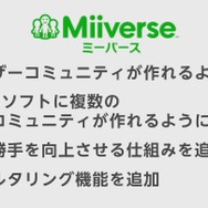 Miiverseの追加機能について