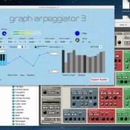 「Graph Arpeggiator 3」(Mac版)※画面は開発中のものです