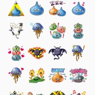 号泣スライムタワーに風邪ひきキメラ、表情豊かな『ドラクエ』モンスターがLINEスタンプで配信開始