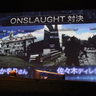 ゲームは互角!