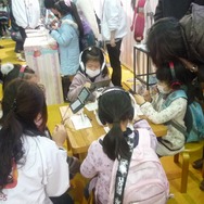 ゲームを遊ぶ女の子が一番多かったバンダイナムコブース