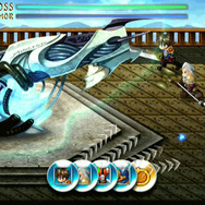 鎧を纏ったボスとの戦闘