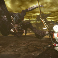 PS Vita実機画面：ボス鬼「ミフチ」戦 弓攻撃