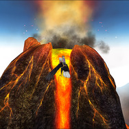 火山地帯にレッドドラゴン出現！『マビノギ』3周年アップデート