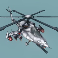 「 EF31ネレイド」未来デザインなヘリ。対地自動機銃とロケット弾を装備