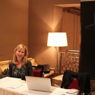 バッジ受け渡し会場