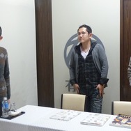 ディレクターの巧氏＆アートディレクションを担当した塗氏