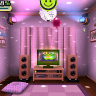 ミラーボールのついたまさに音楽のための部屋?