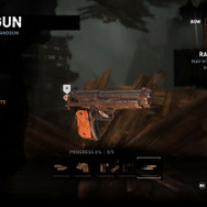 敵が落とすこともある「サルベージ」を集めて武器をアップグレード（写真は欧米版）