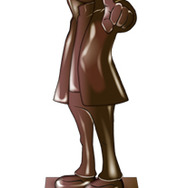 レイトン教授のプレミアムブロンズ像