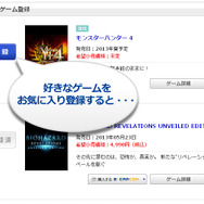 マイゲームに登録しておけば・・・