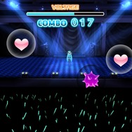 ハートを連続してタッチ、イガイガはノータッチで