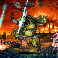 広範囲に攻撃する奥義「星天彗星」