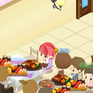 ピンチイン・アウトで拡大縮小が可能、料理は近くに寄っても美味しそう！