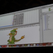 DragonBonesの画面