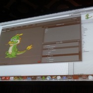 DragonBonesの画面