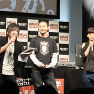 左からGeroさん、塩見卓也氏、松嶋初音さん