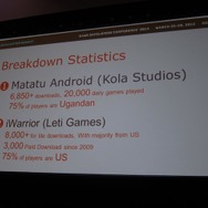 【GDC 2013】アフリカ勢が初参戦!知られざるアフリカ・ゲーム産業の現状と地元ディベロッパーの取り組みとは?