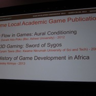 【GDC 2013】アフリカ勢が初参戦!知られざるアフリカ・ゲーム産業の現状と地元ディベロッパーの取り組みとは?