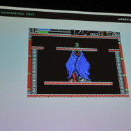 ボス戦。横から攻撃することを想定していたにもかかわらず、上部の足場が安地になってしまい一方的に倒すことができてしまった。