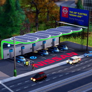 日産リーフ充電ステーション