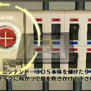 3DS本体ならではのアクションを使った謎解きも