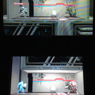本作最大の特徴として、3DSの上下2画面に広がる2つの平行世界をL/Rボタンを押すことで瞬時に切り替え、実体を移動できることが挙げられます