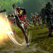 『仮面ライダー バトライド・ウォー』放映中の「仮面ライダーウィザード」から「オールドラゴン」参戦